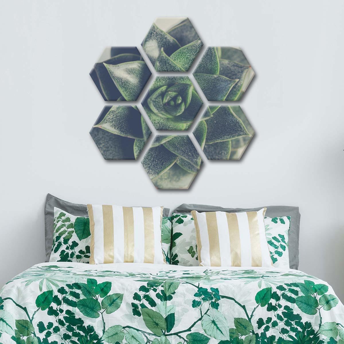 Little Succulent Multi Panel Canvas Wall Art