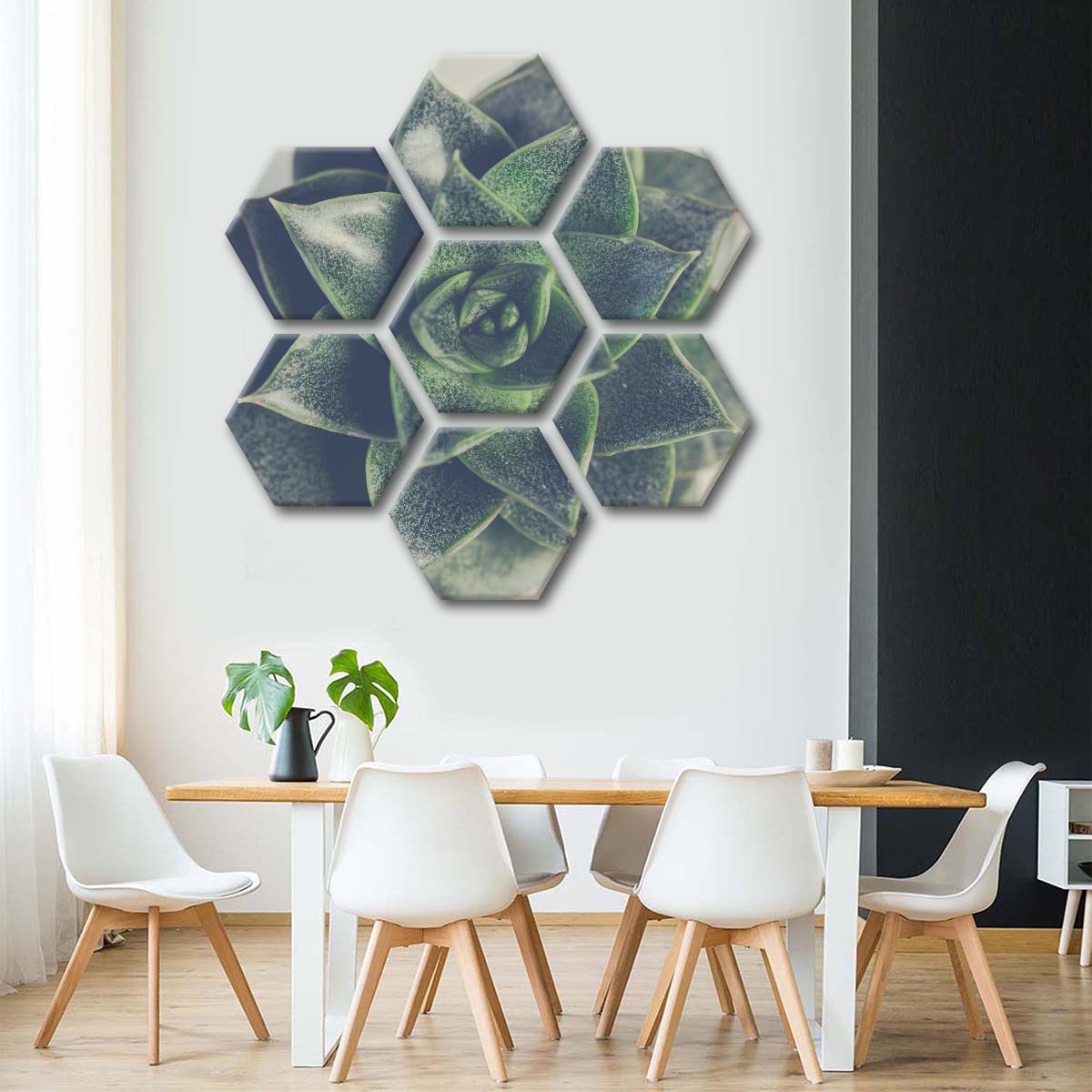 Little Succulent Multi Panel Canvas Wall Art