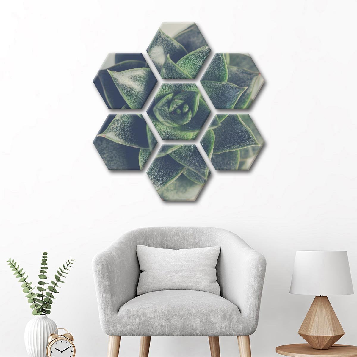 Little Succulent Multi Panel Canvas Wall Art