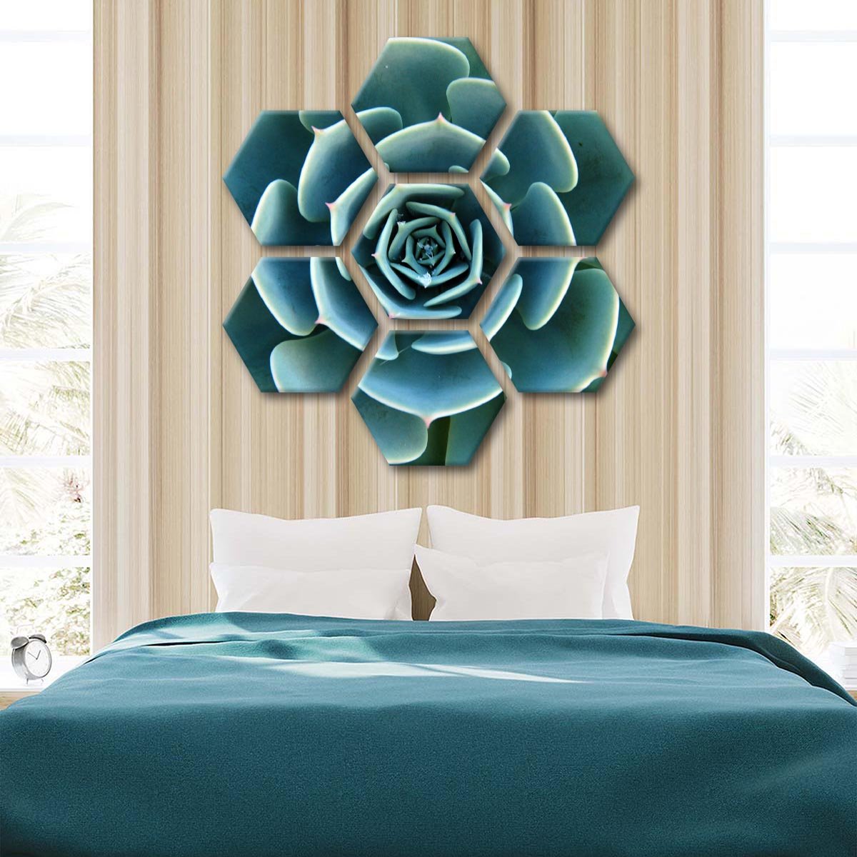 Aloe Succulent Multi Panel Canvas Wall Art