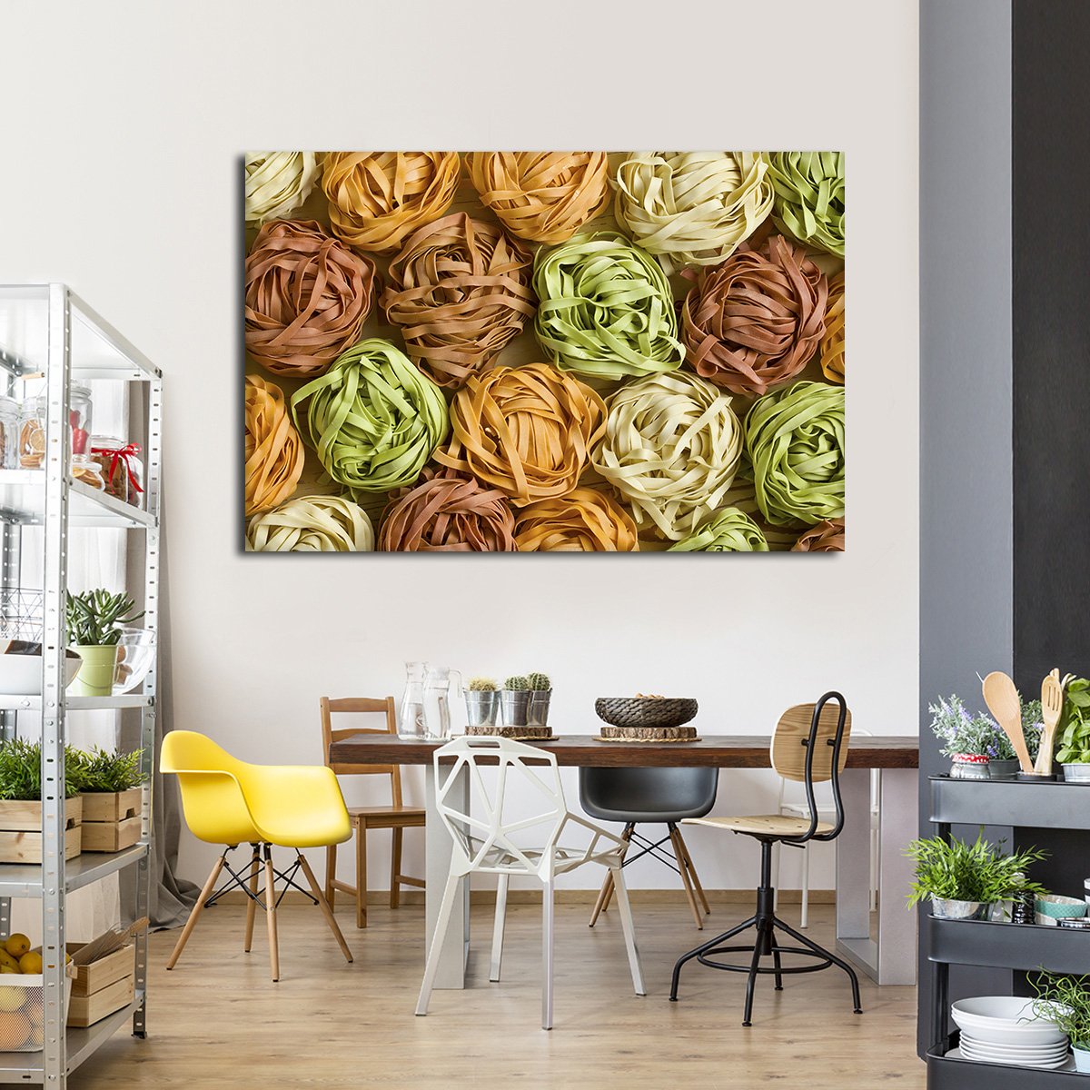 Tagliatelle Multi Panel Canvas Wall Art