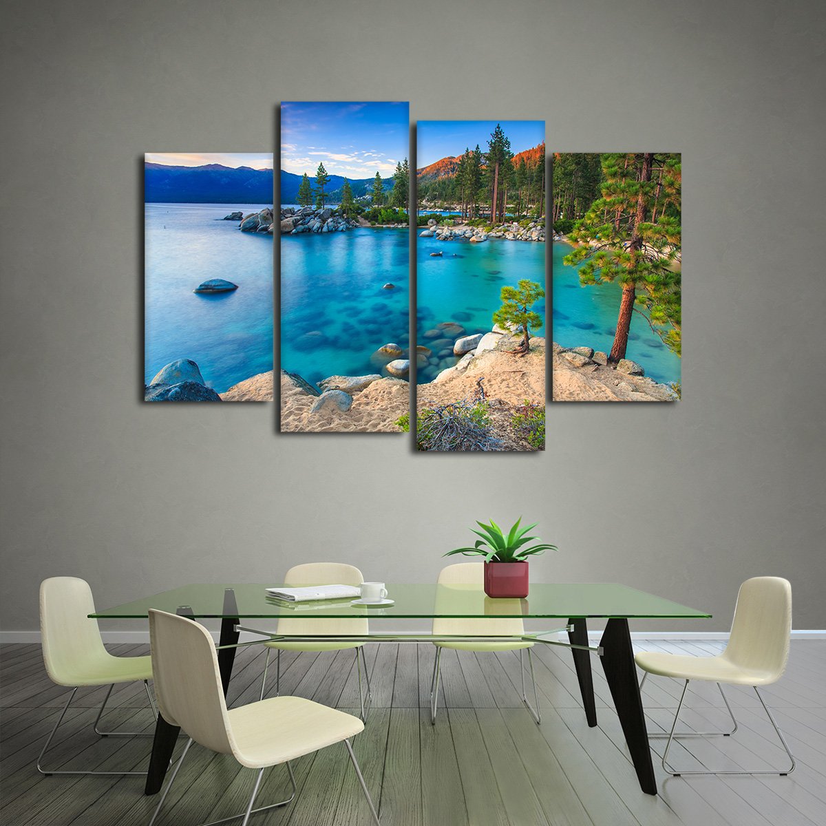 Tahoe Heaven Multi Panel Canvas Wall Art