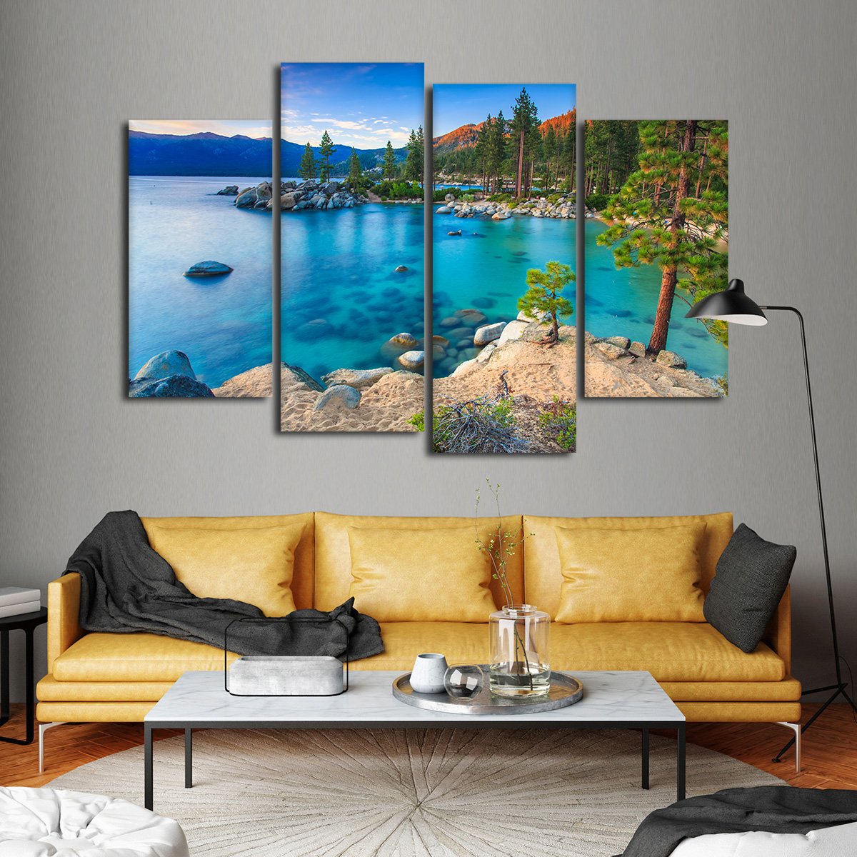 Tahoe Heaven Multi Panel Canvas Wall Art