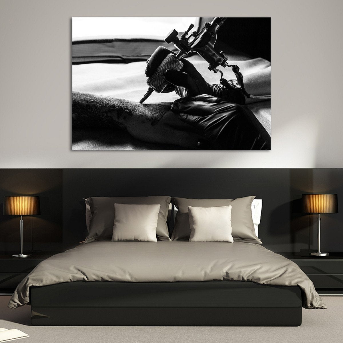 Tattooist Multi Panel Canvas Wall Art
