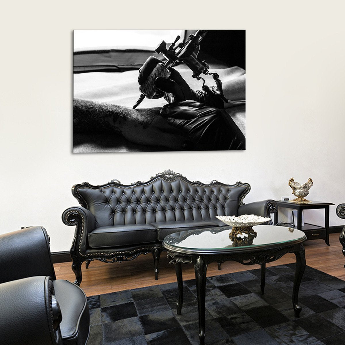 Tattooist Multi Panel Canvas Wall Art