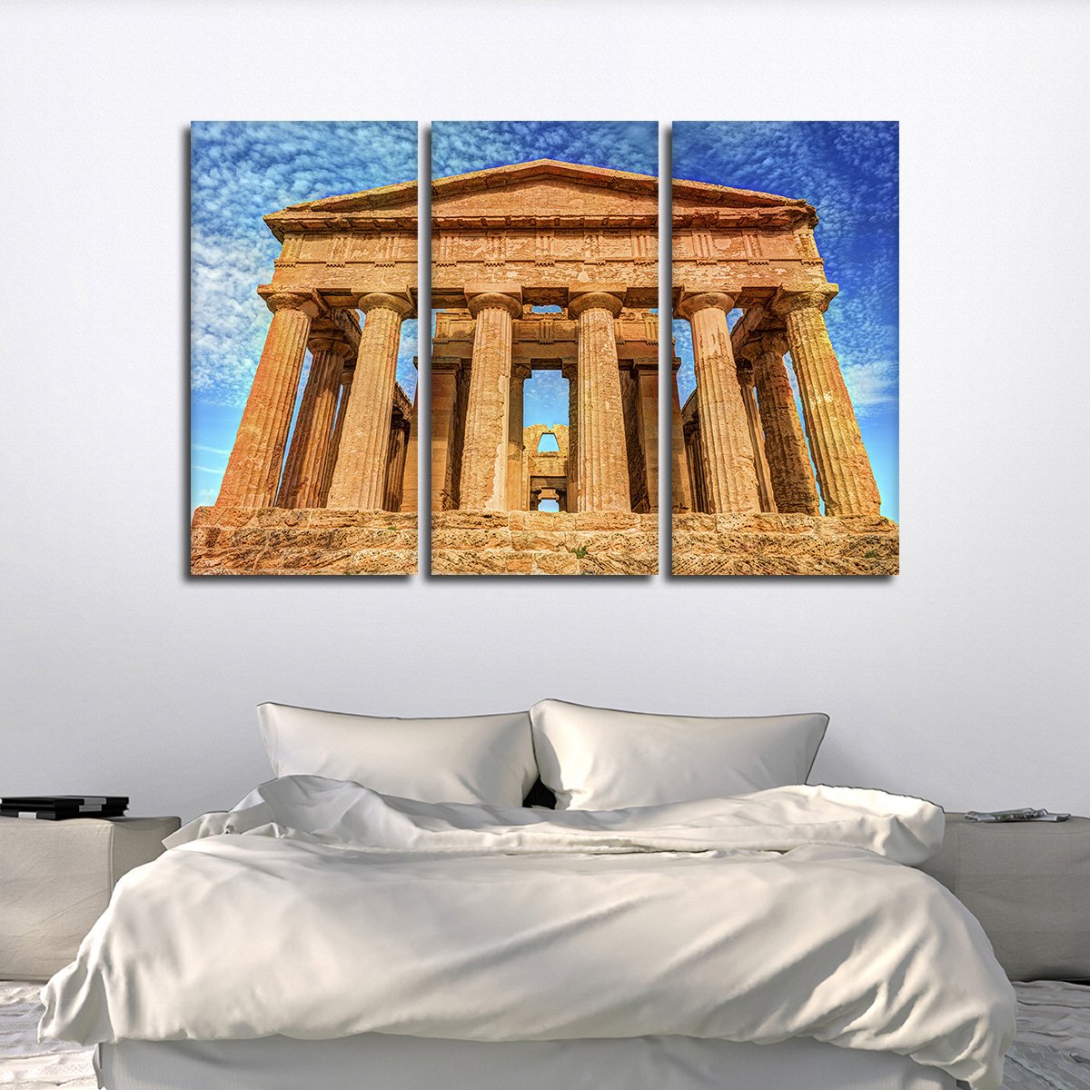 Temple Of Concordia Multi Panel Canvas Wall Art