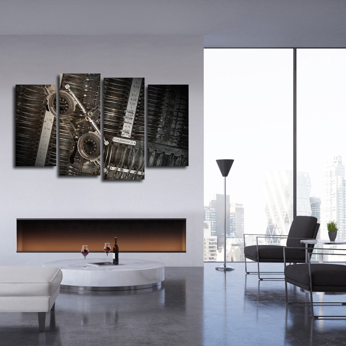Test Your Vision Multi Panel Canvas Wall Art