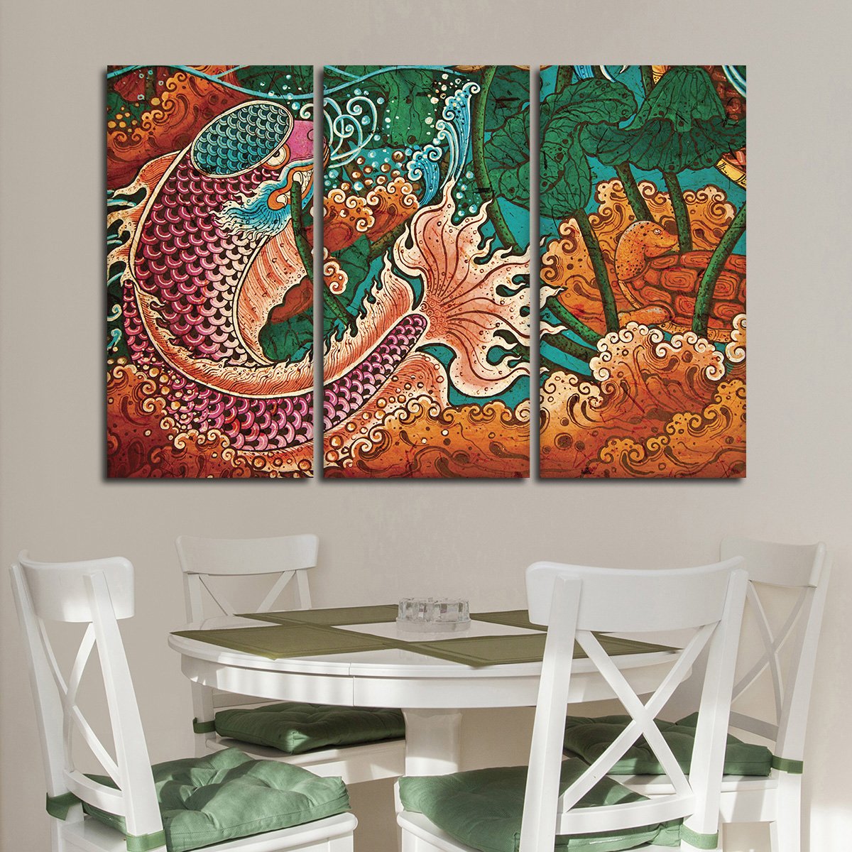 Thai Creature Multi Panel Canvas Wall Art