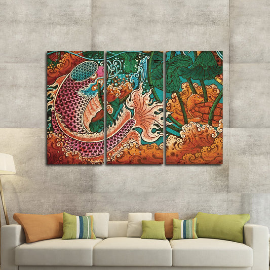 Thai Creature Multi Panel Canvas Wall Art
