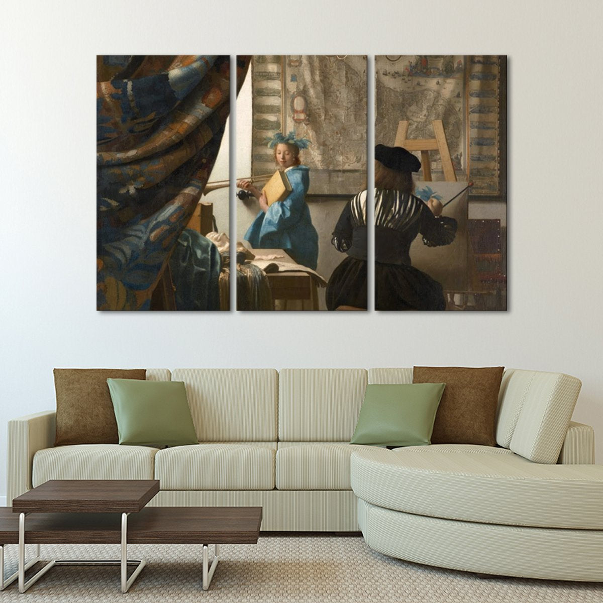 The Art of Painting Multi Panel Canvas Wall Art