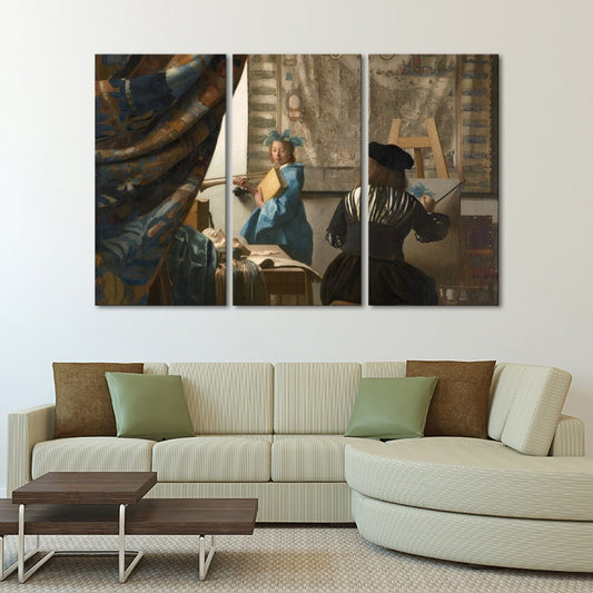 The Art of Painting Multi Panel Canvas Wall Art