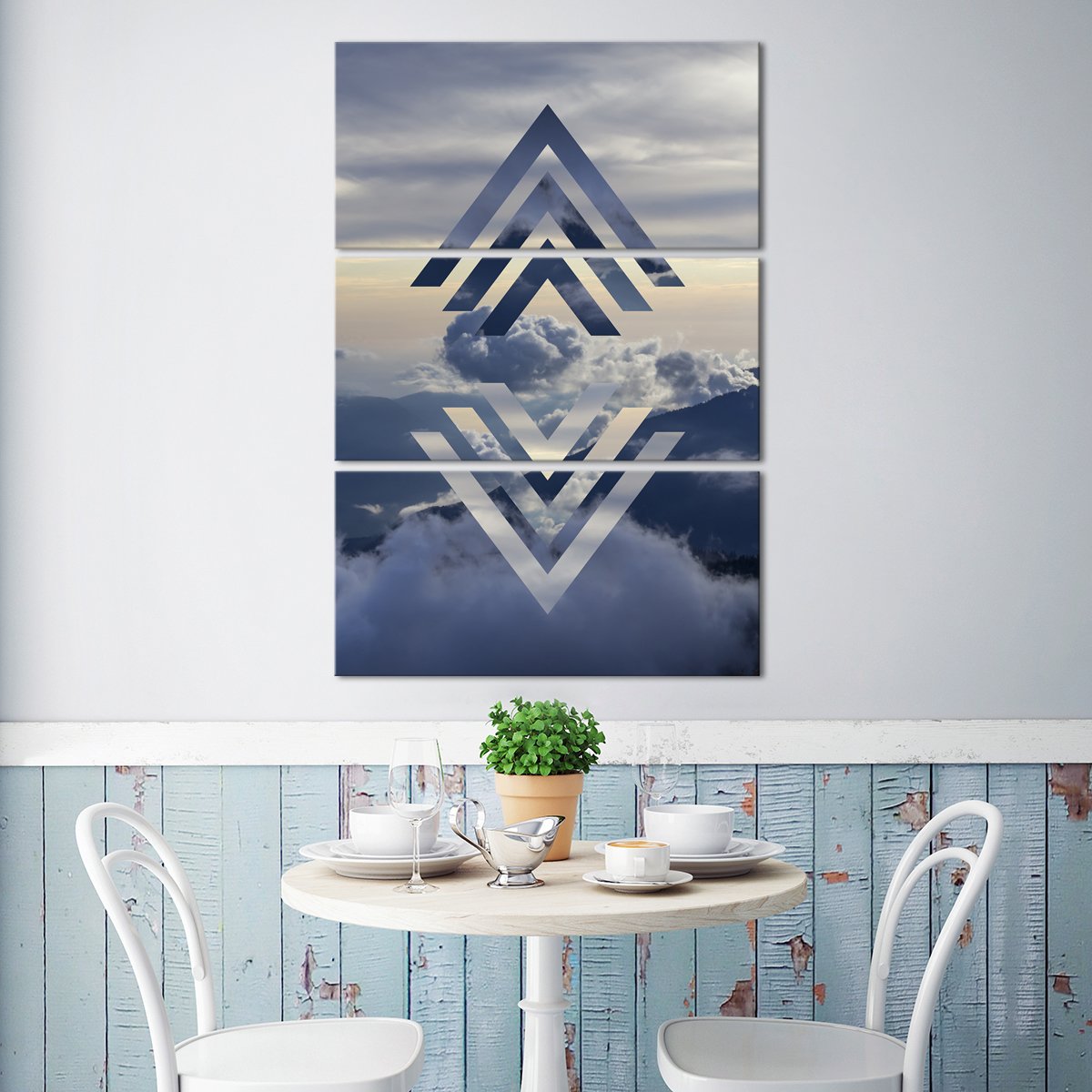 The Clouds Above Multi Panel Canvas Wall Art
