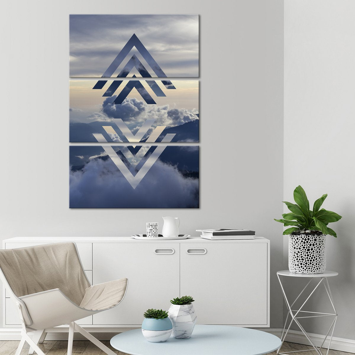 The Clouds Above Multi Panel Canvas Wall Art