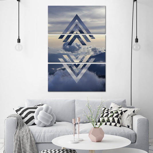 The Clouds Above Multi Panel Canvas Wall Art