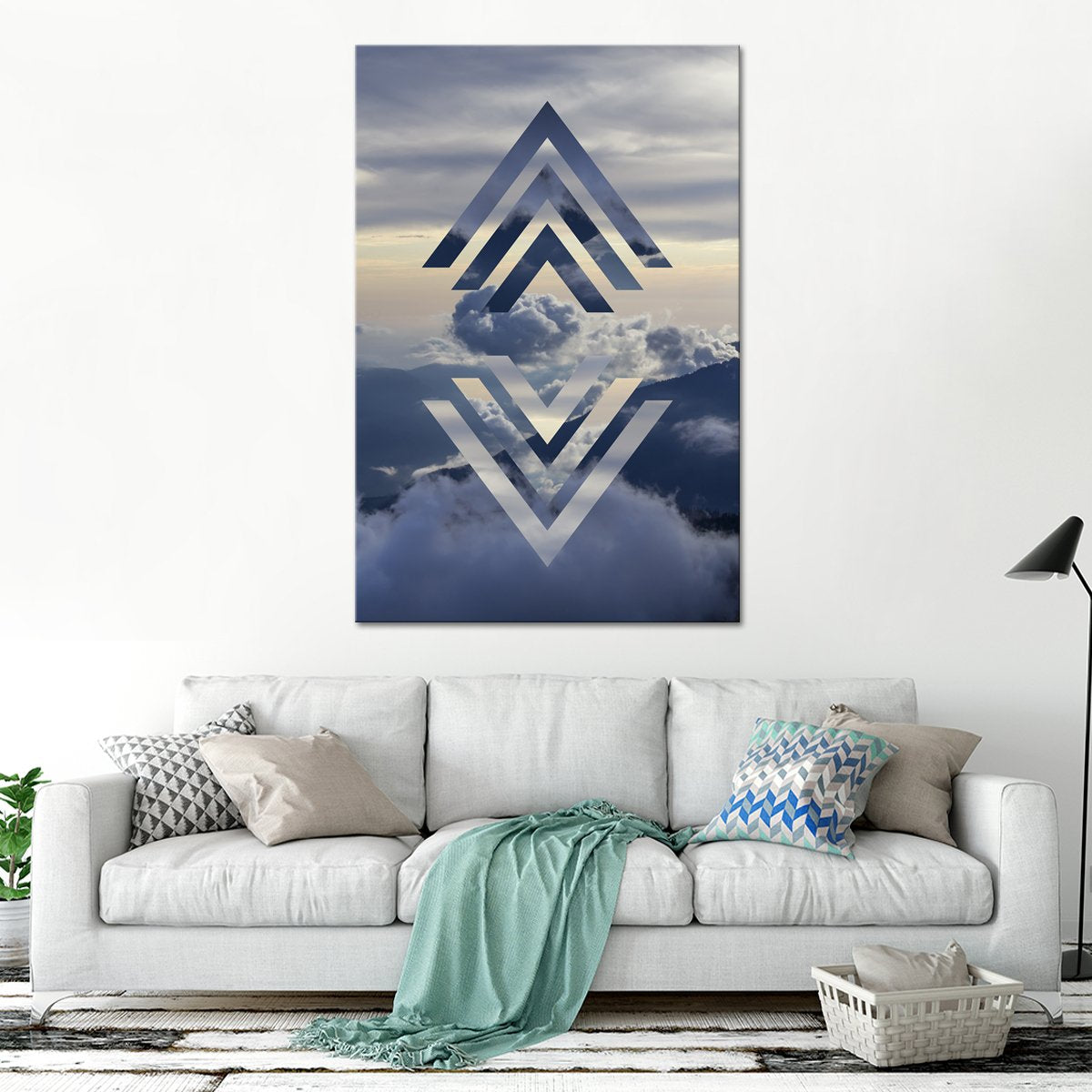 The Clouds Above Multi Panel Canvas Wall Art