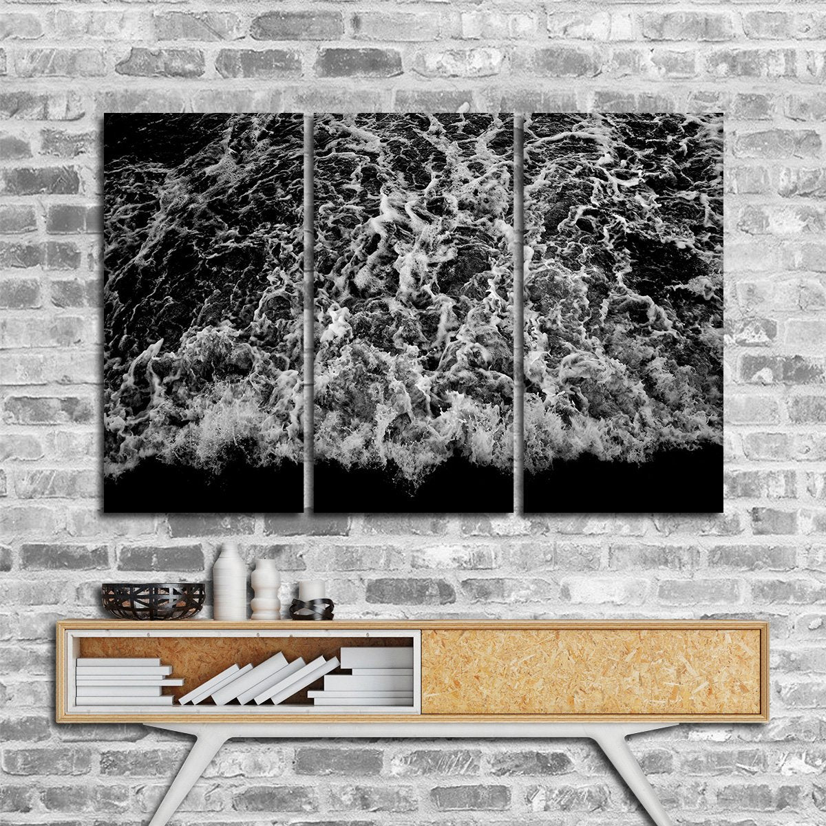 The Dark Ocean Multi Panel Canvas Wall Art