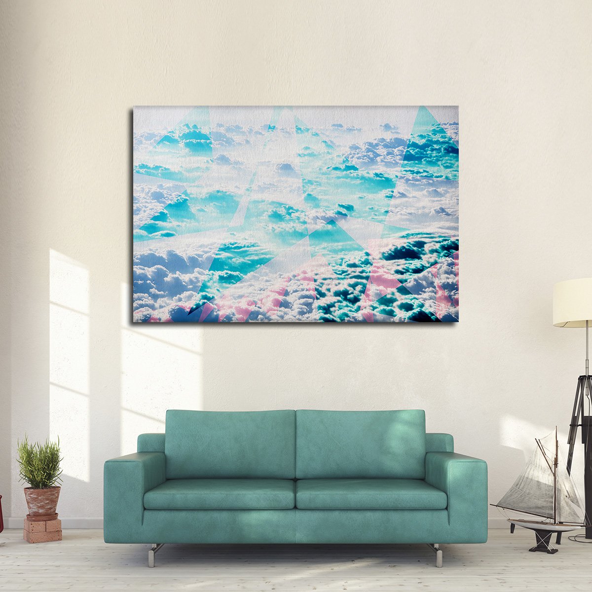 The Sky Is The Limit Multi Panel Canvas Wall Art