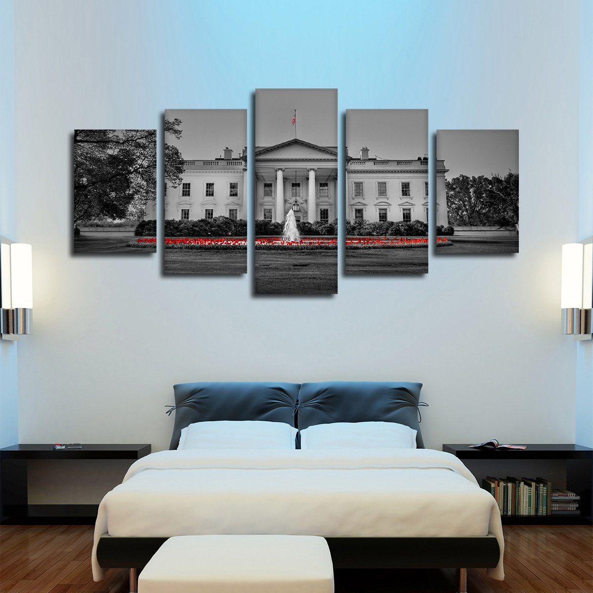 The White House Pop Multi Panel Canvas Wall Art