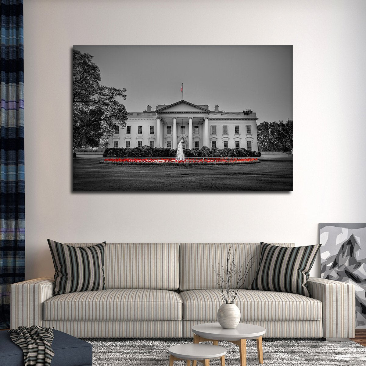 The White House Pop Multi Panel Canvas Wall Art