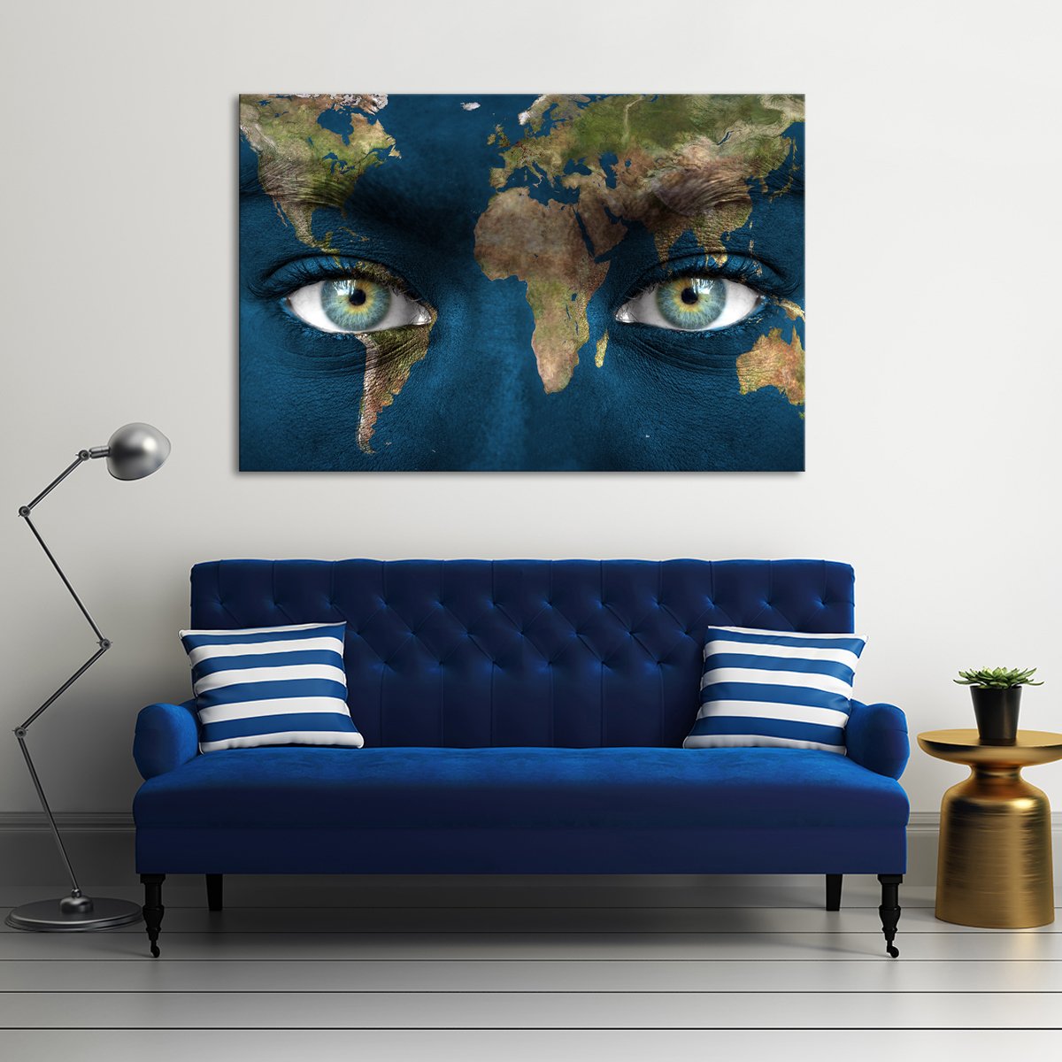 The World in My Eyes Multi Panel Canvas Wall Art