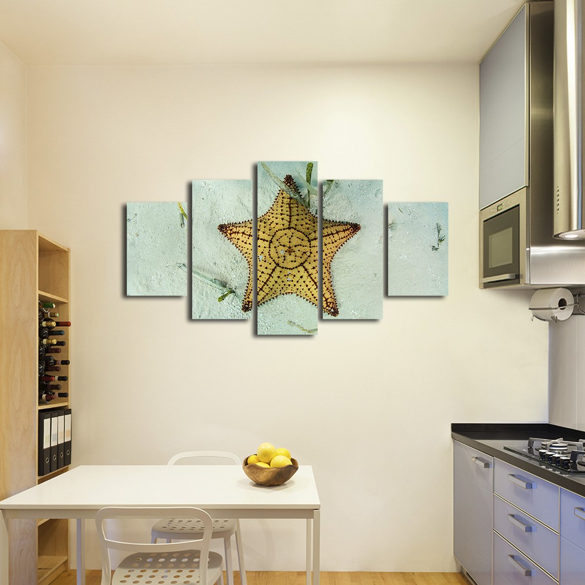 The Starfish Multi Panel Canvas Wall Art