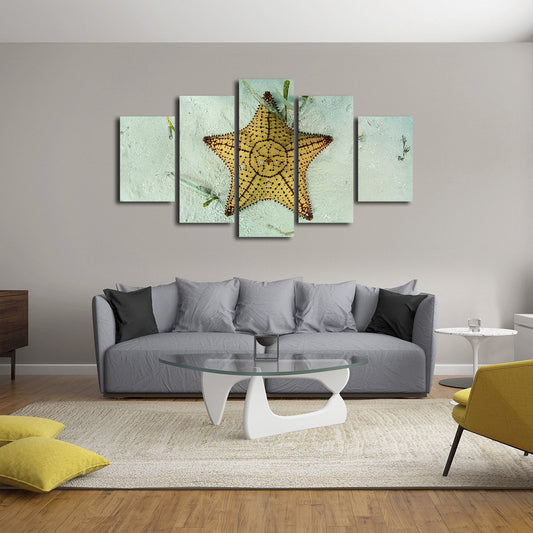The Starfish Multi Panel Canvas Wall Art