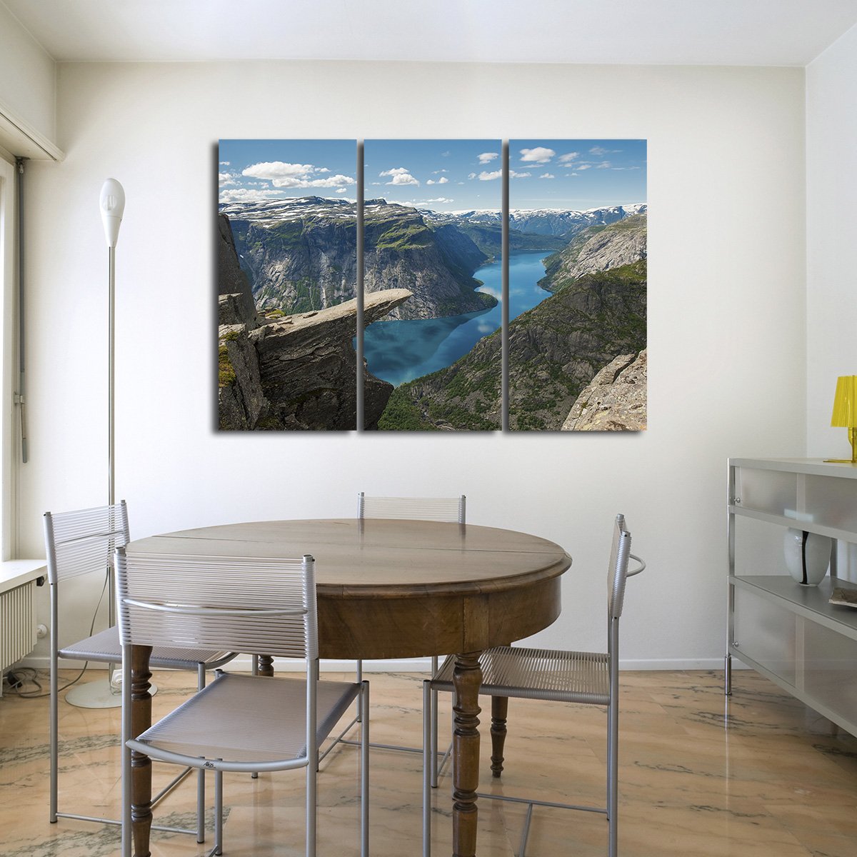 Tongue Rock Multi Panel Canvas Wall Art