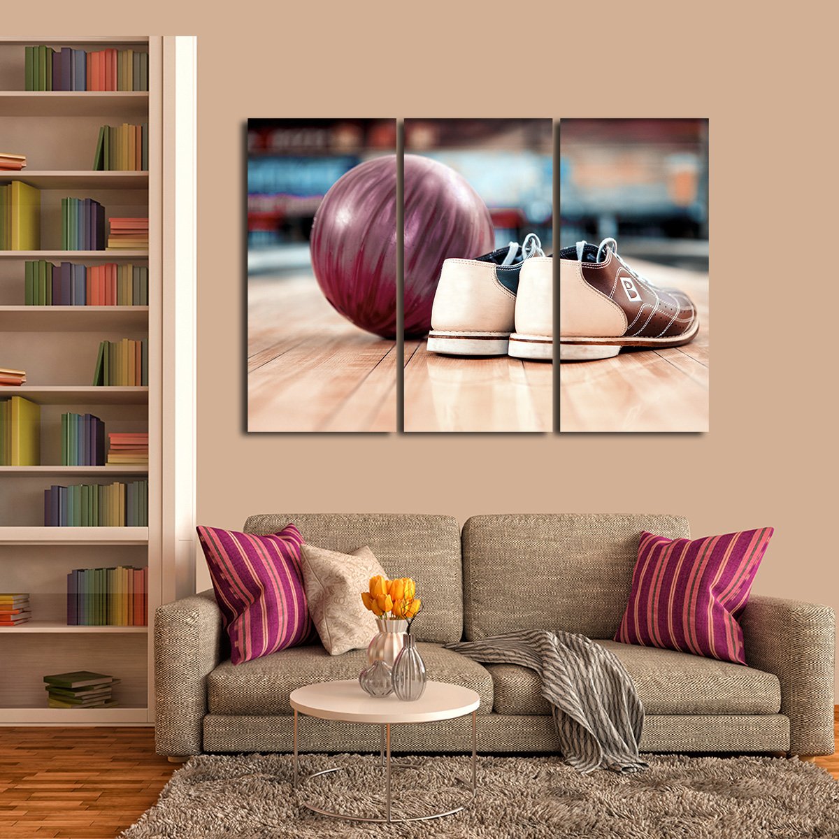 Tonight We Bowl Multi Panel Canvas Wall Art