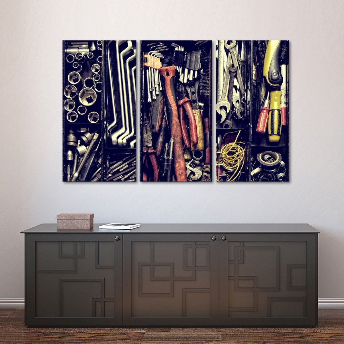 Tool Box Multi Panel Canvas Wall Art
