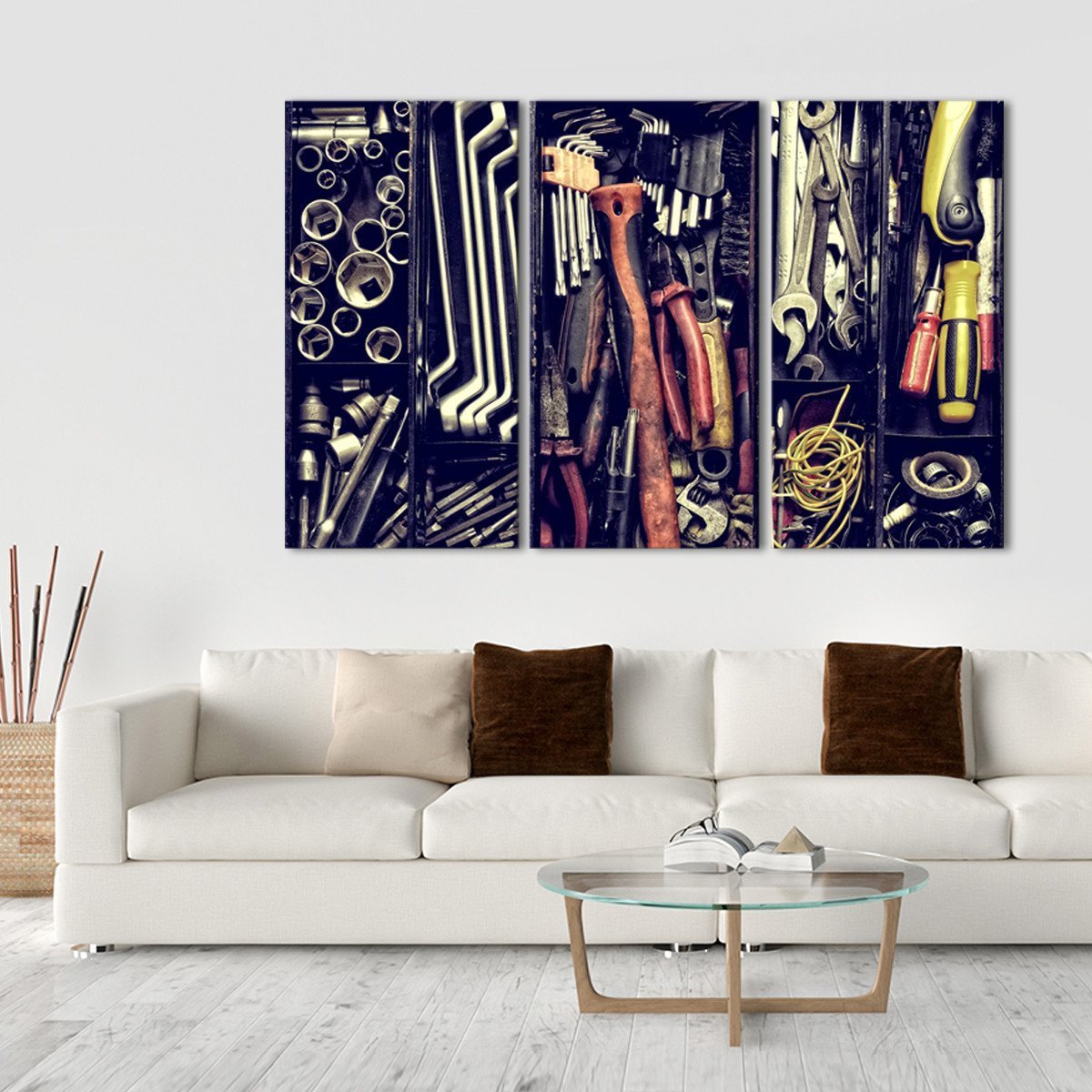 Tool Box Multi Panel Canvas Wall Art