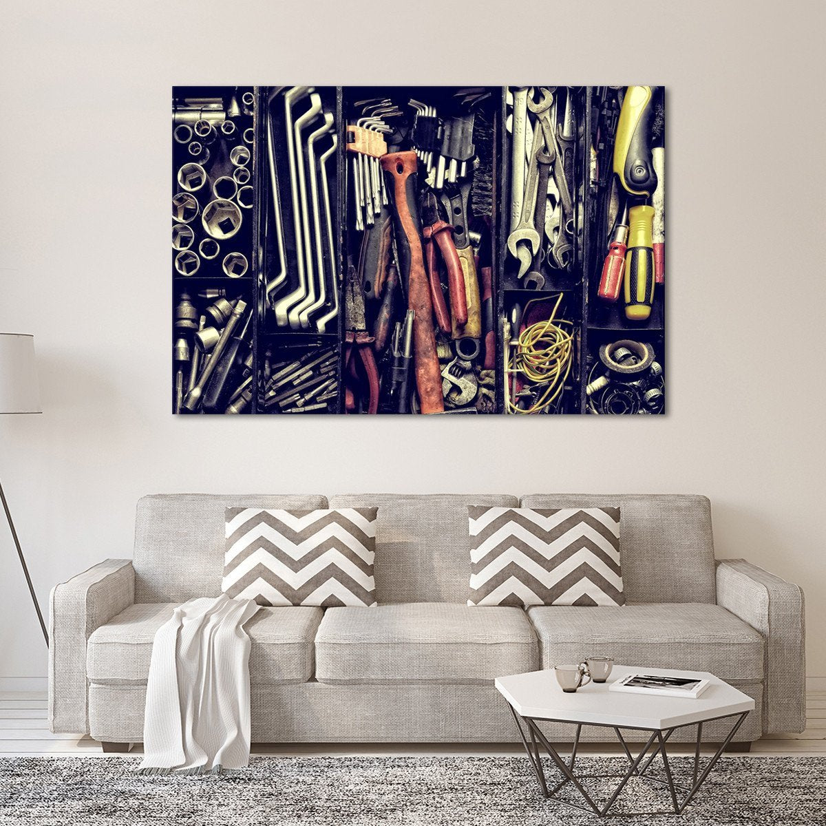 Tool Box Multi Panel Canvas Wall Art
