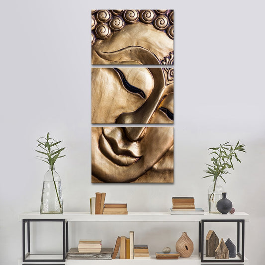 Traditional Buddha Multi Panel Canvas Wall Art