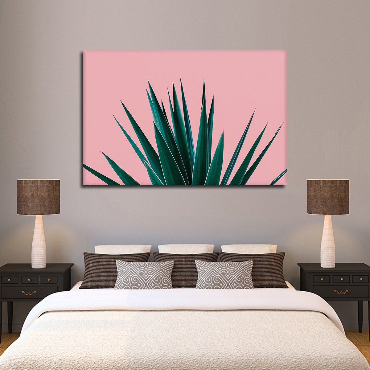 Tropical Greens Multi Panel Canvas Wall Art
