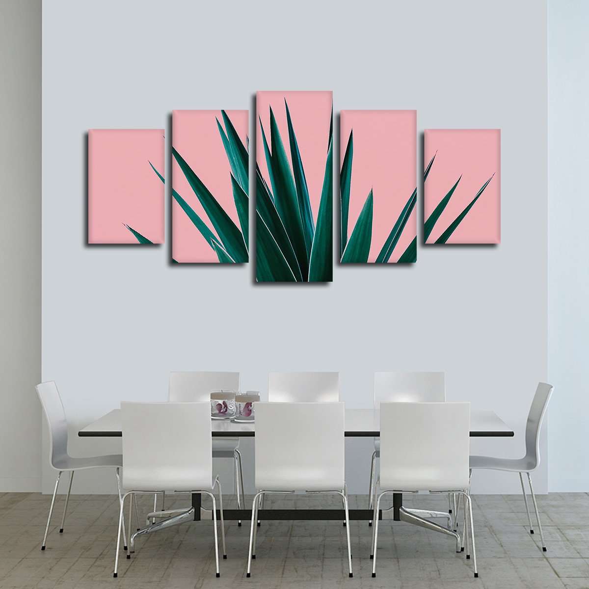 Tropical Greens Multi Panel Canvas Wall Art