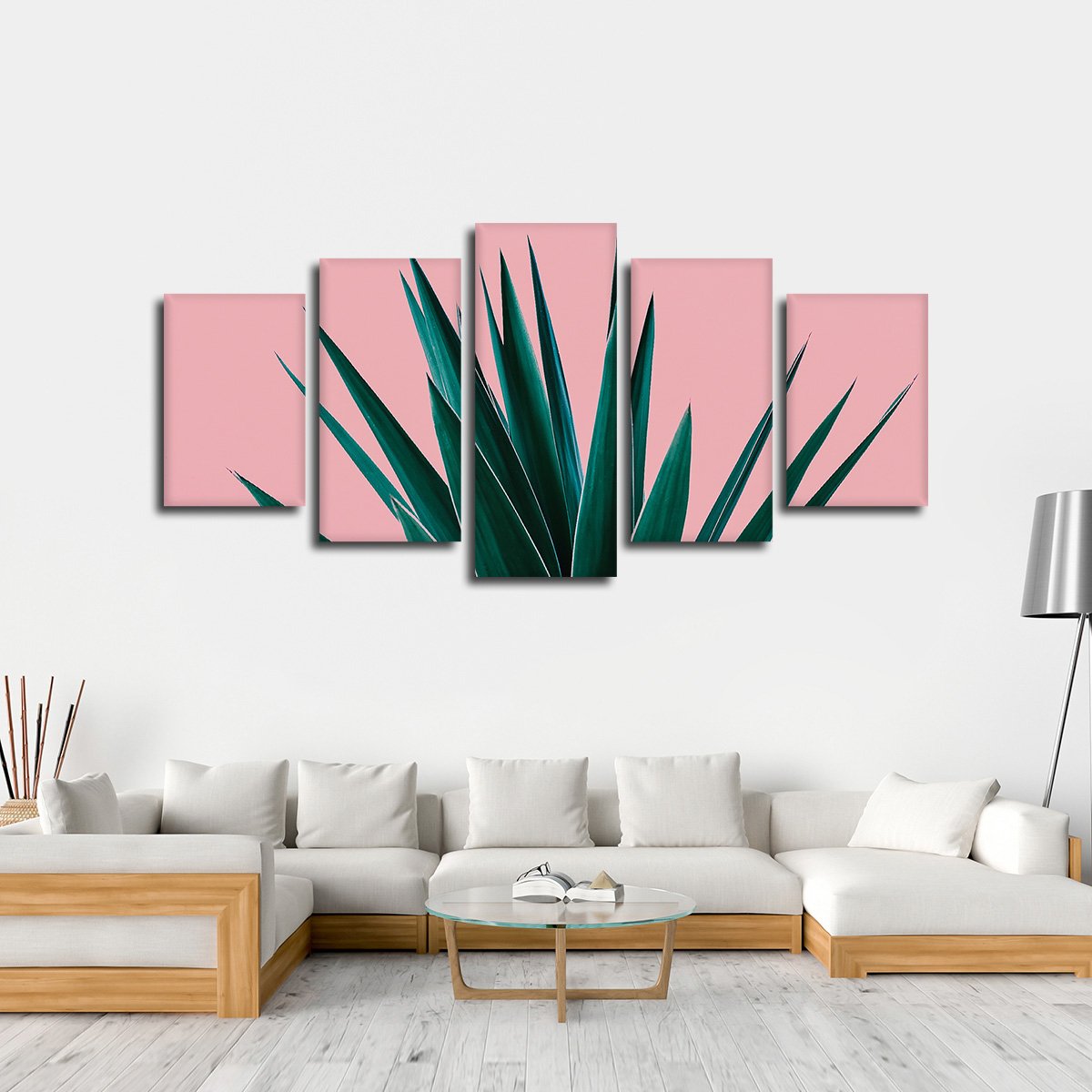 Tropical Greens Multi Panel Canvas Wall Art