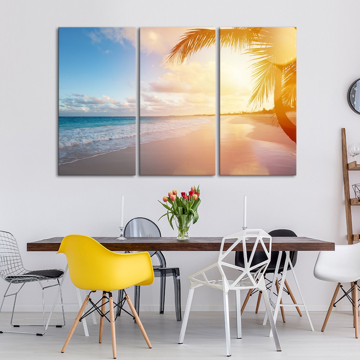 Tropical Haven Multi Panel Canvas Wall Art
