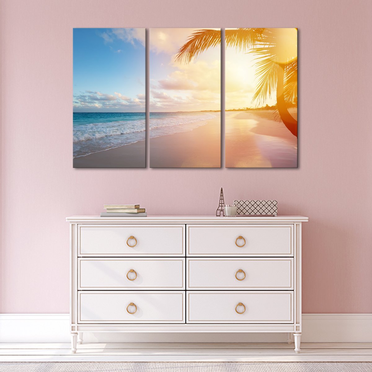 Tropical Haven Multi Panel Canvas Wall Art