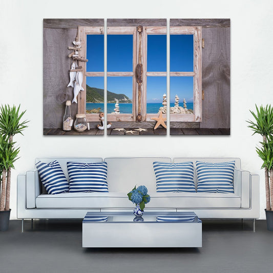 Tropical Home Multi Panel Canvas Wall Art