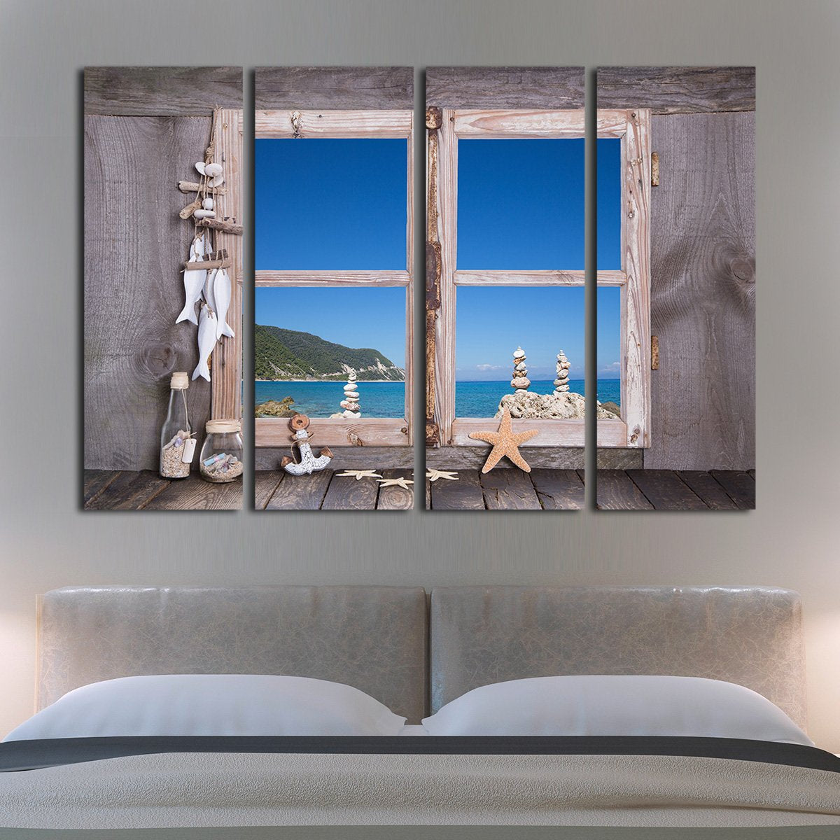 Tropical Home Multi Panel Canvas Wall Art