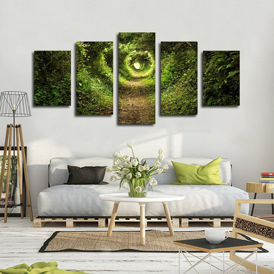 Tunnel Of Light Multi Panel Canvas Wall Art