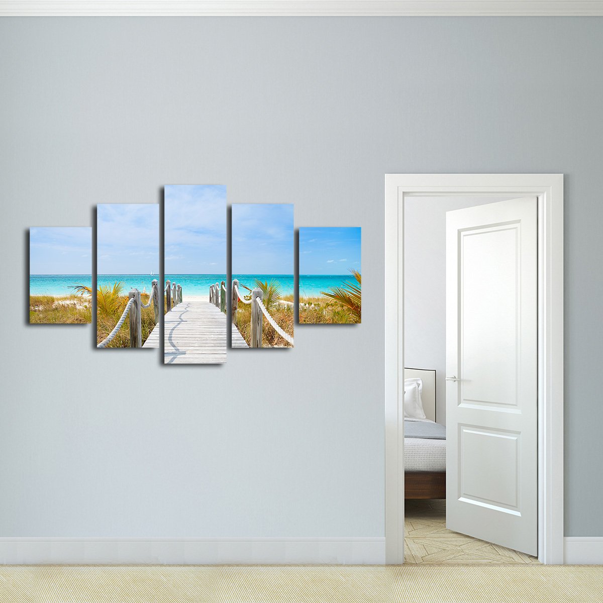 Turks and Caicos Multi Panel Canvas Wall Art