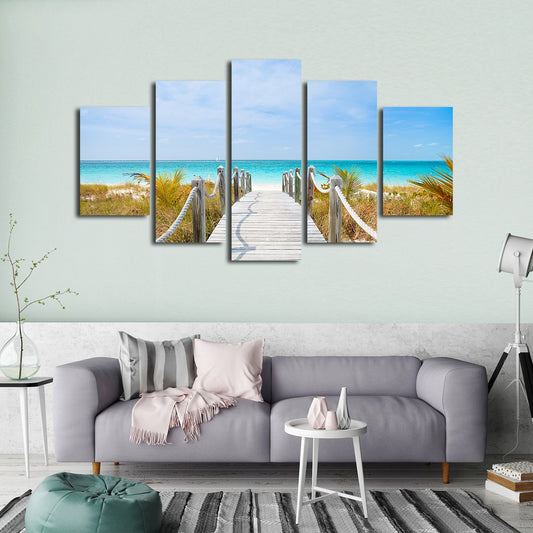Turks and Caicos Multi Panel Canvas Wall Art