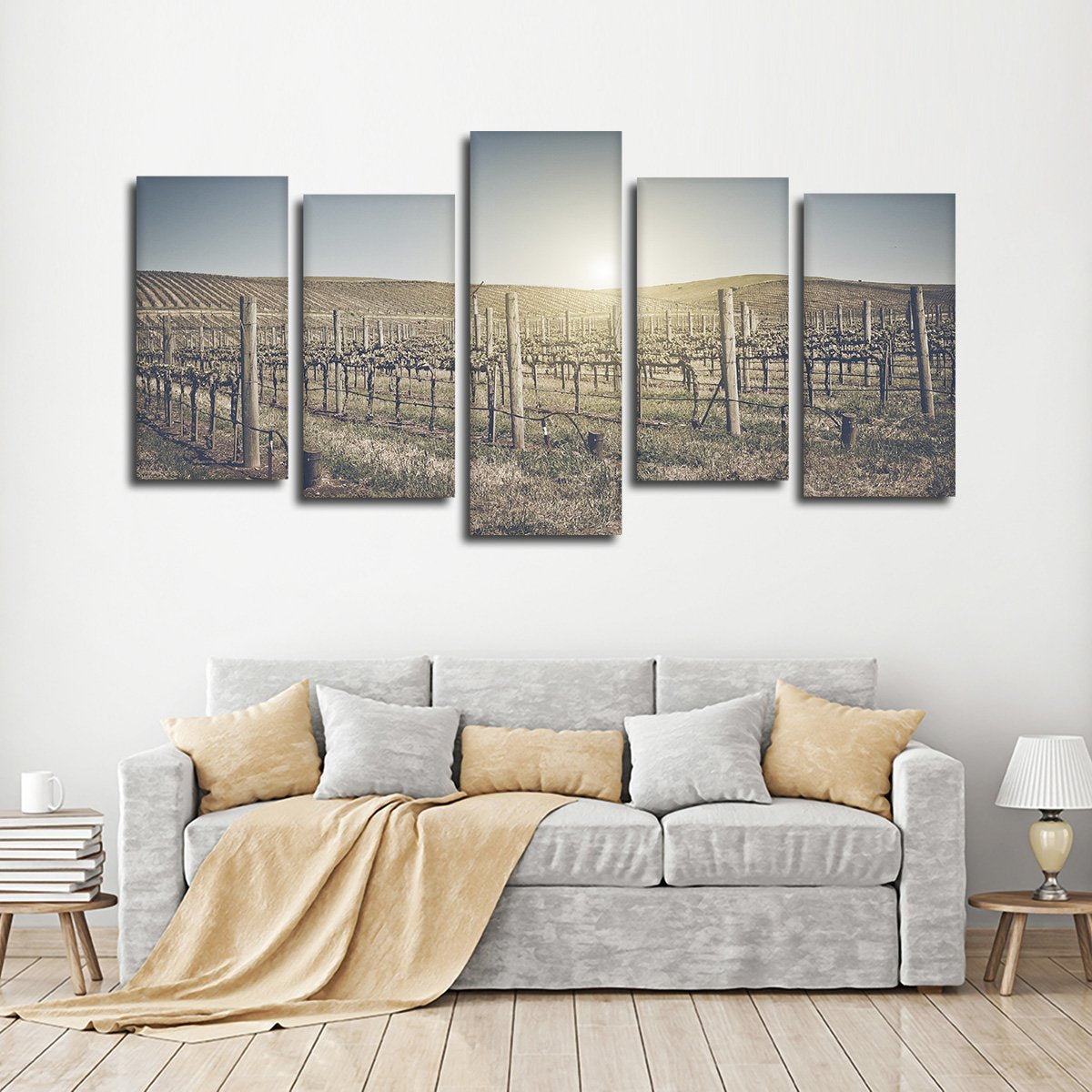 Tuscan Sun Multi Panel Canvas Wall Art