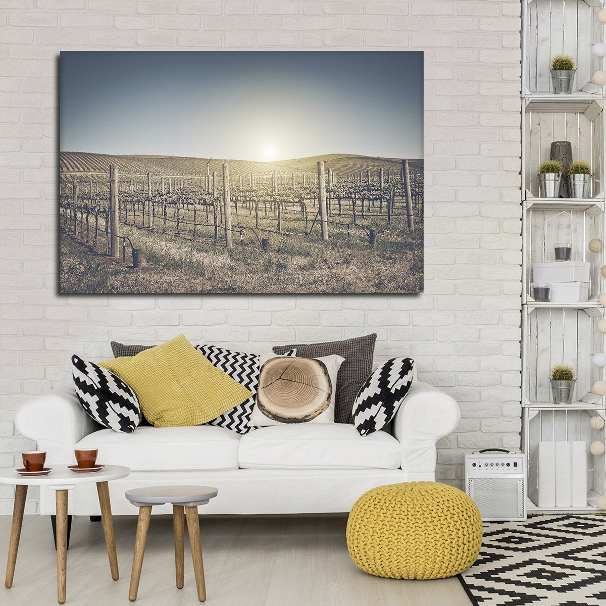 Tuscan Sun Multi Panel Canvas Wall Art