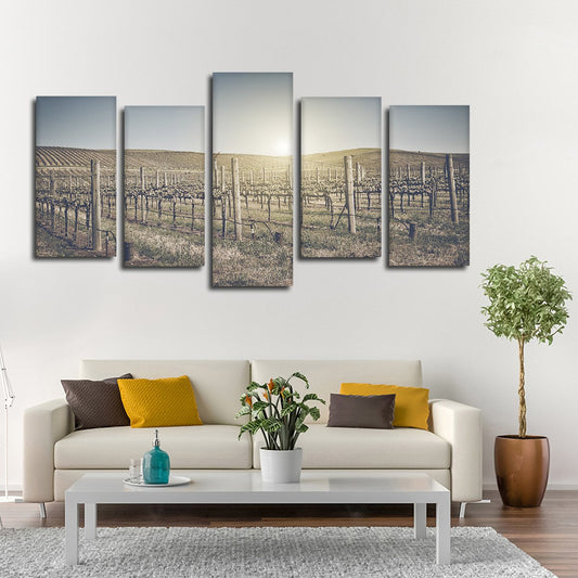 Tuscan Sun Multi Panel Canvas Wall Art