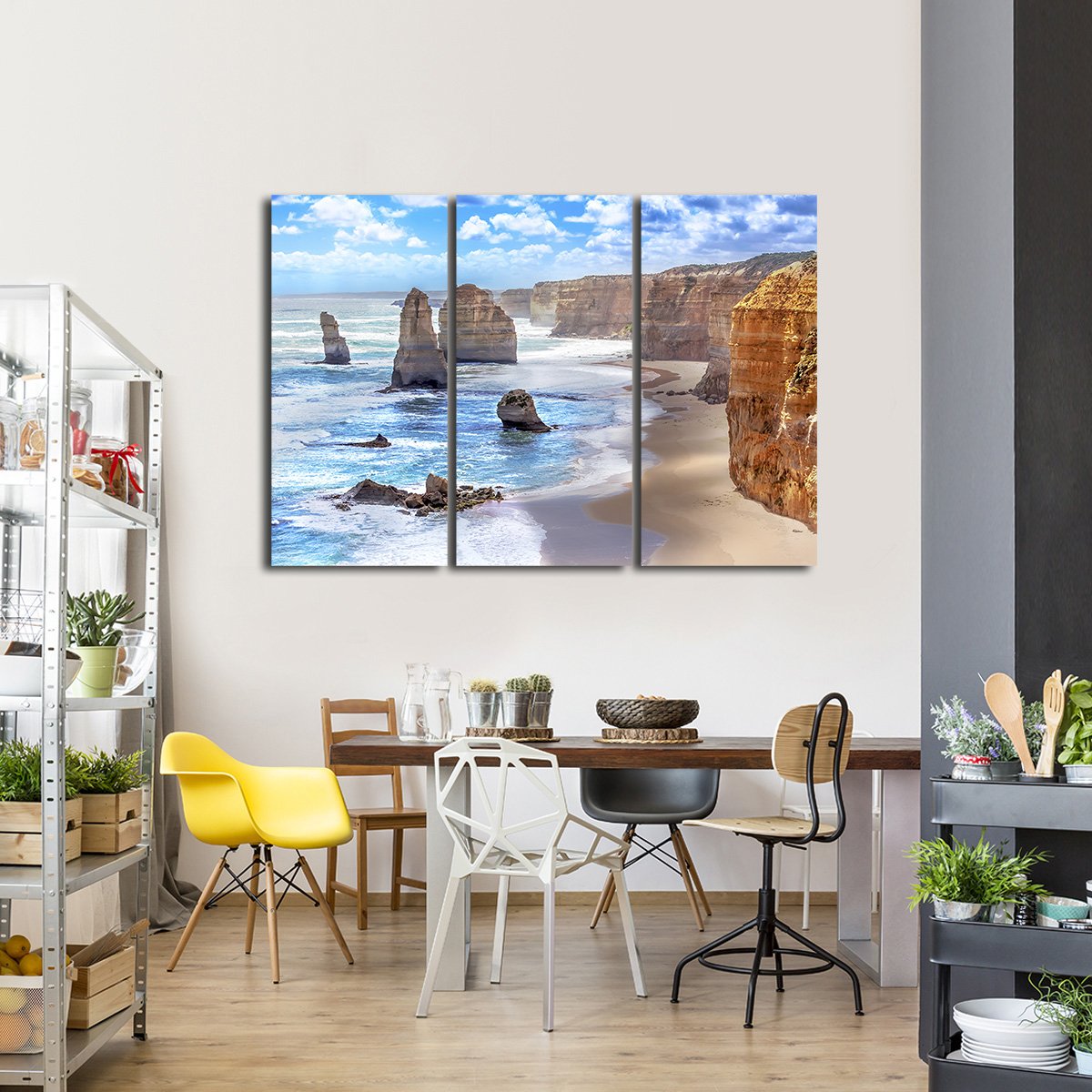 Twelve Apostles View Multi Panel Canvas Wall Art