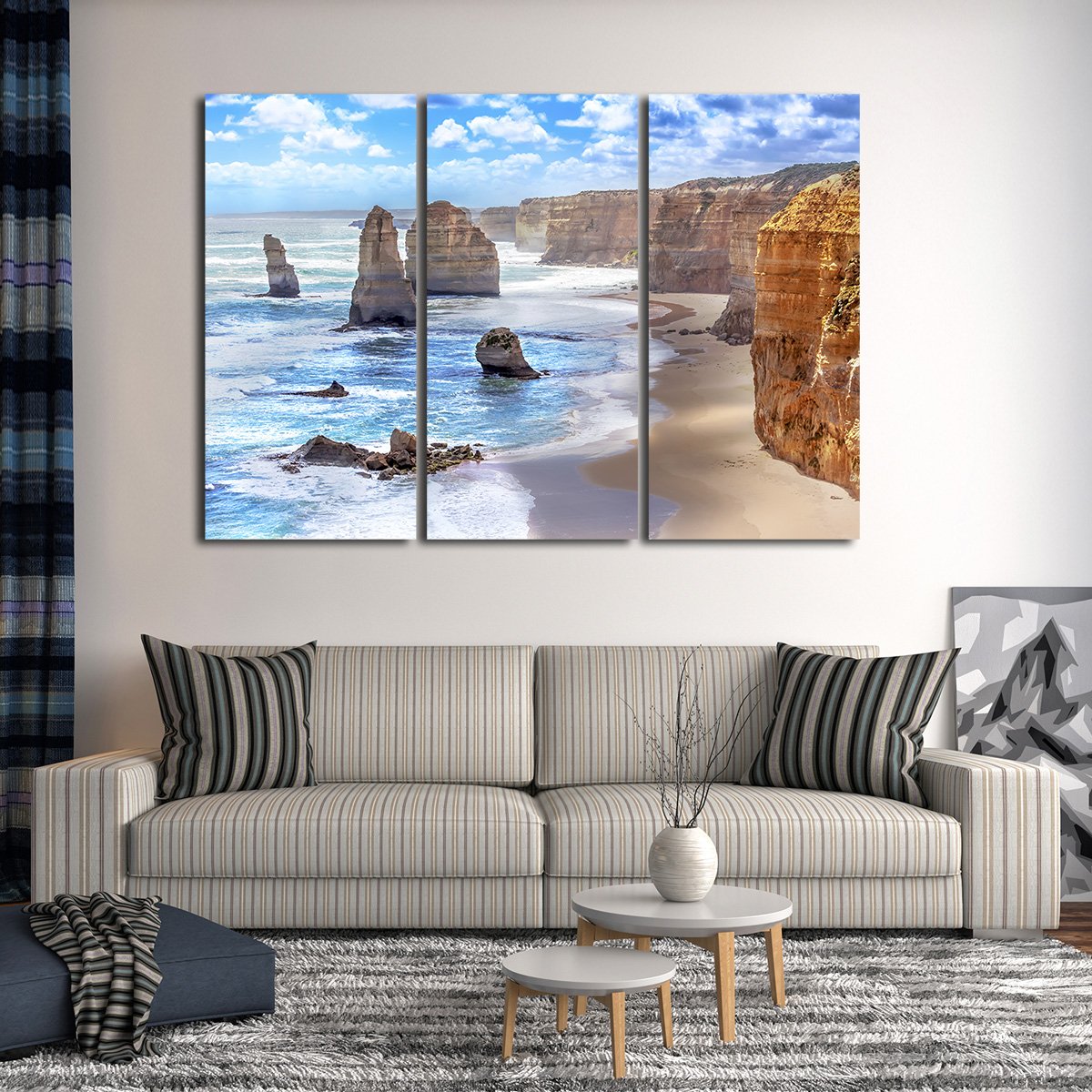 Twelve Apostles View Multi Panel Canvas Wall Art