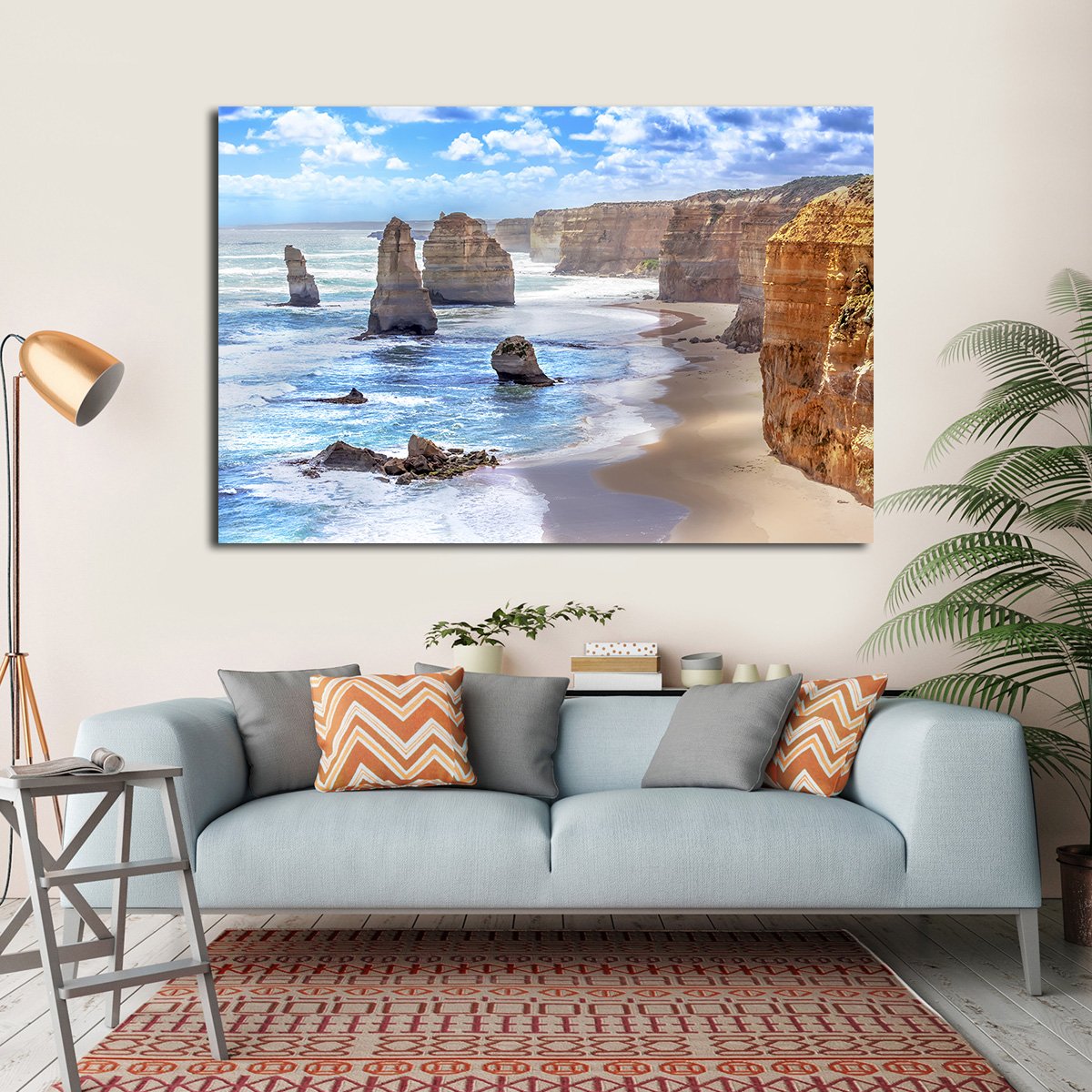 Twelve Apostles View Multi Panel Canvas Wall Art