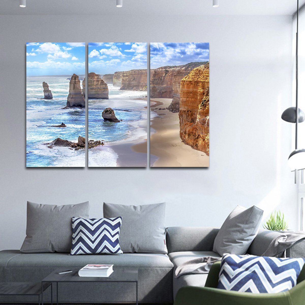Twelve Apostles View Multi Panel Canvas Wall Art