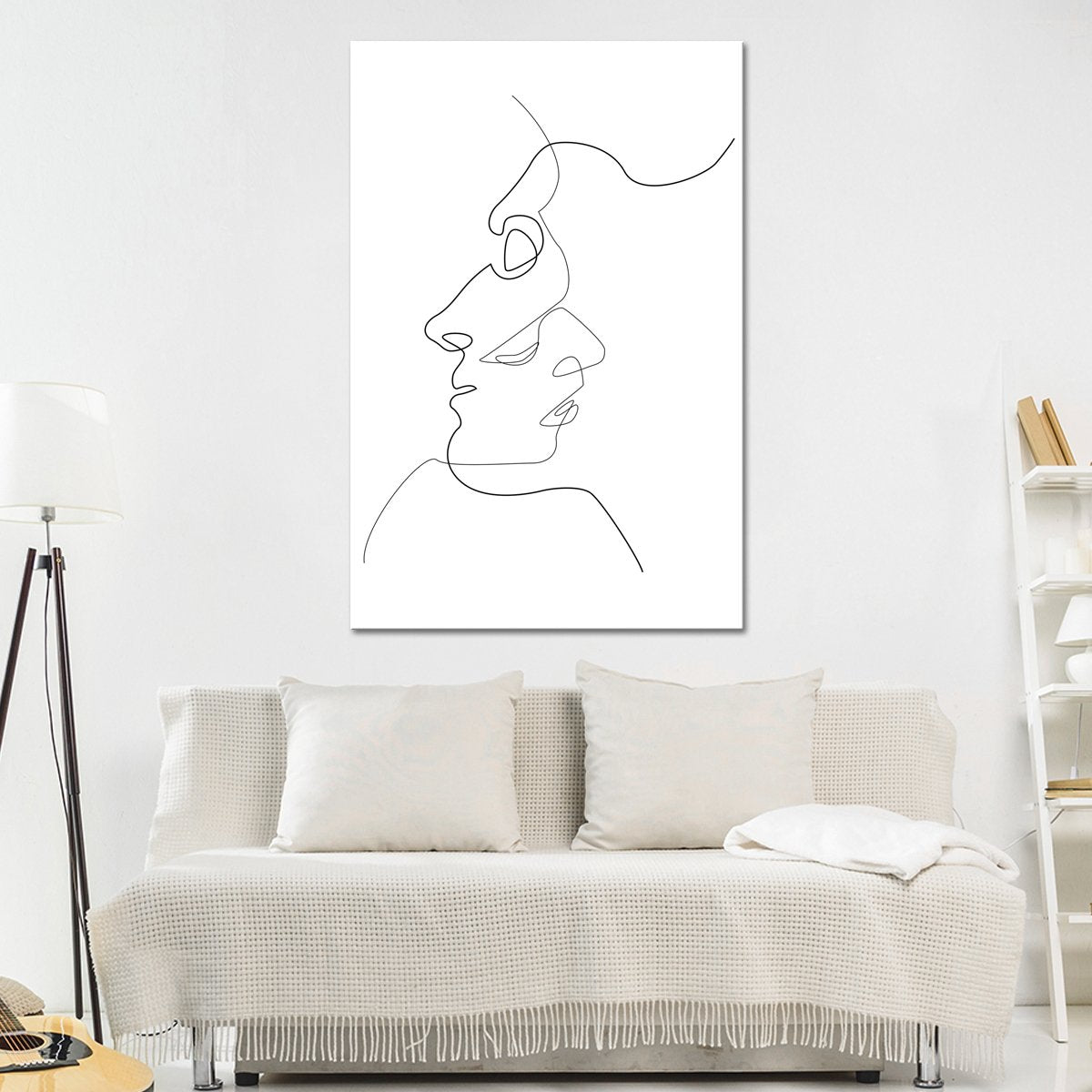 Two Faces Multi Panel Canvas Wall Art